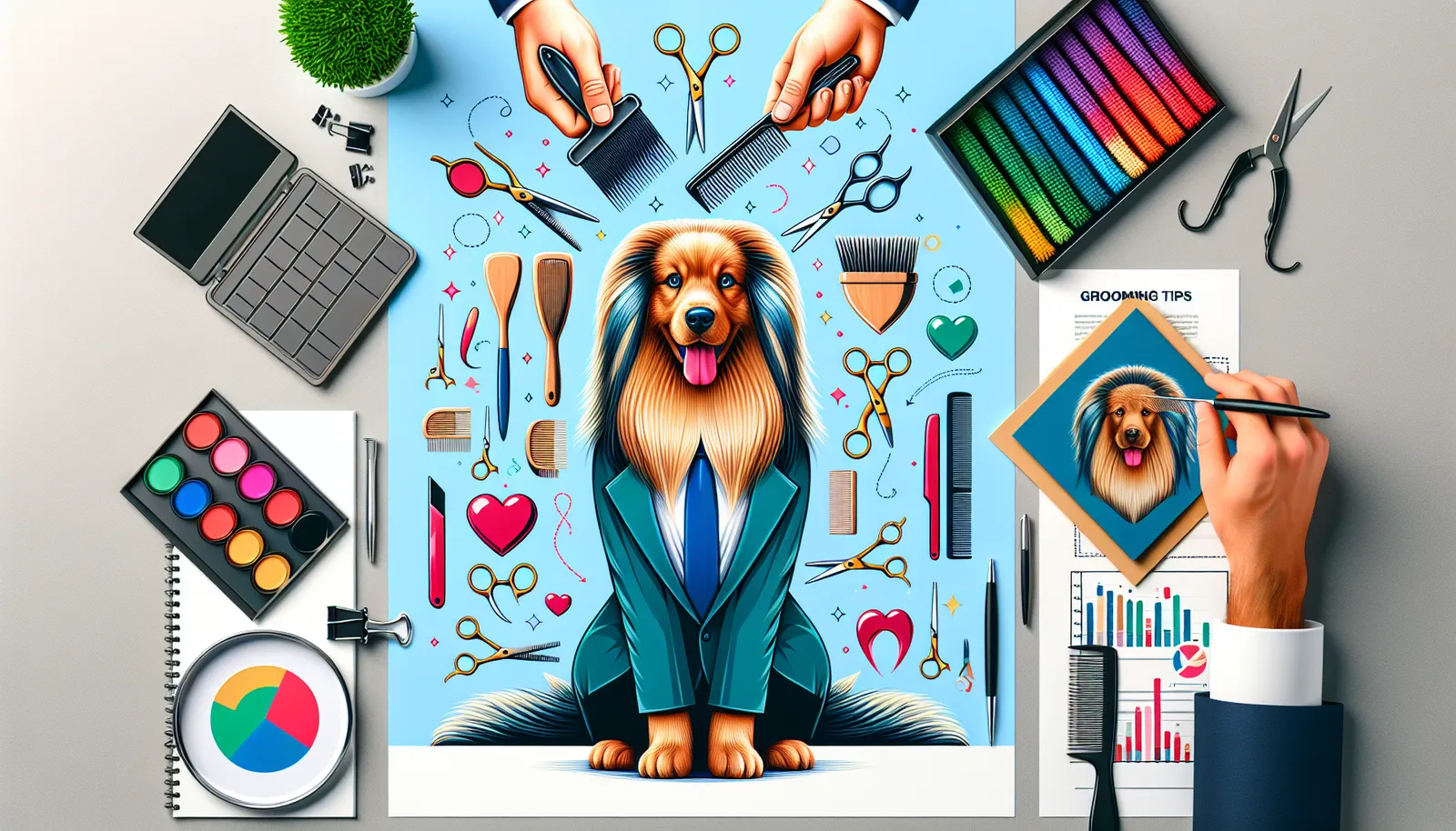 Cover for Essential Grooming Tips for Long-Haired Dogs: A Comprehensive Guide